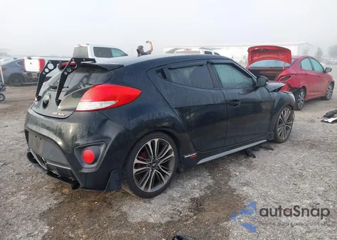 2017 Hyundai Veloster Turbo from USA, damaged, VIN KMHTC6AE3HU314405